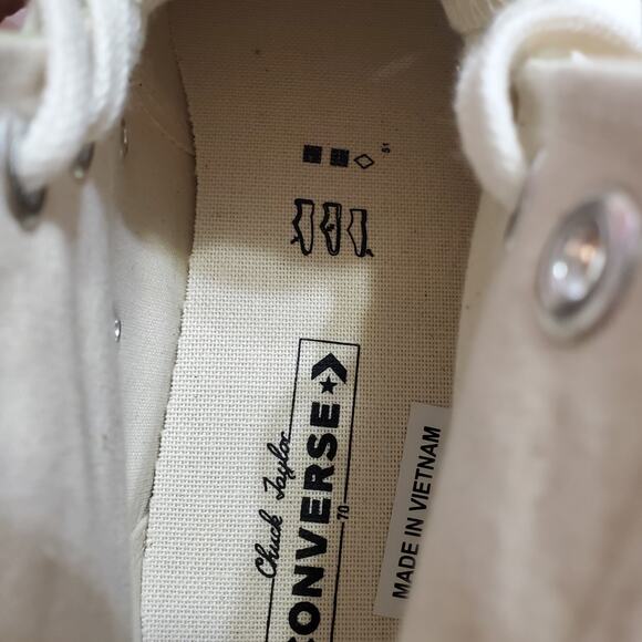 NIB Converse Chuck 70 Canvas Hi Vitality Green Egret Black Size 10/8 - Picture 11 of 12